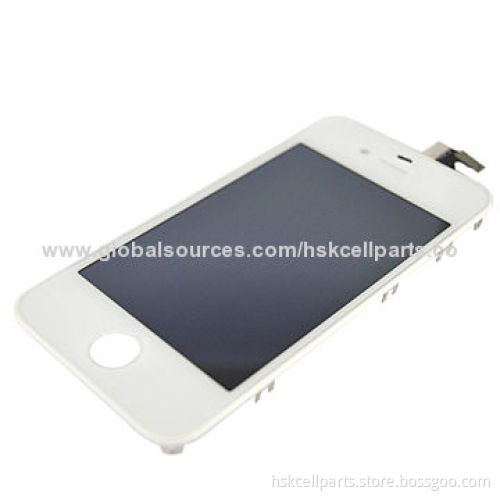 White Color Repair Parts LCD screen Assembly for iPhone 4
